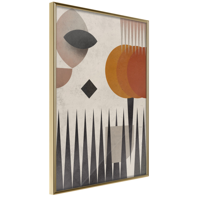 Wall Poster Sun Behind Mountains - colorful geometric figures in an abstract style 134832 additionalImage 14