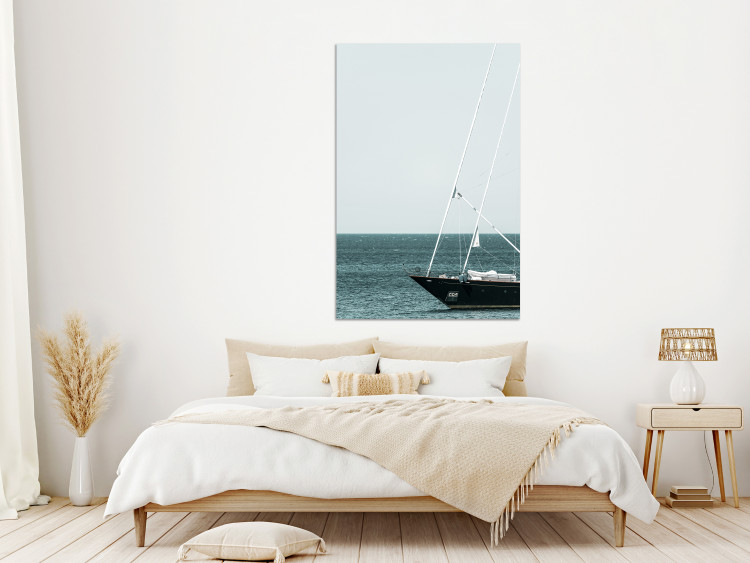Canvas Print Mediterranean Expedition (1-piece) Vertical - landscape with a sailboat 135832 additionalImage 3