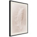 Wall Poster Quiet Memory - simple beige-pink composition with a bird feather 136532 additionalThumb 13
