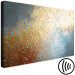 Canvas Print Texture Penetration (1-piece) Wide - modern golden abstraction 138132 additionalThumb 6