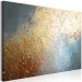 Canvas Print Texture Penetration (1-piece) Wide - modern golden abstraction 138132 additionalThumb 2