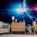 Photo Wallpaper Into unknown space - a galactic landscape with planets and glitter 138632