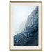 Poster Misty Statue - landscape of rocky cliffs above water in thick fog 138732 additionalThumb 27