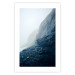 Poster Misty Statue - landscape of rocky cliffs above water in thick fog 138732 additionalThumb 26