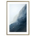 Poster Misty Statue - landscape of rocky cliffs above water in thick fog 138732 additionalThumb 23