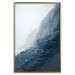 Poster Misty Statue - landscape of rocky cliffs above water in thick fog 138732 additionalThumb 18