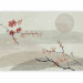 Photo Wallpaper Japanese landscape - abstract composition with cherry tree branch and sunshine 142432 additionalThumb 1
