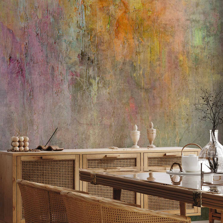 Wall Mural Colourful abstraction - concrete textured background with colourful accents 143932 additionalImage 7