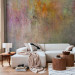 Wall Mural Colourful abstraction - concrete textured background with colourful accents 143932