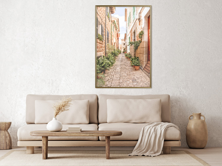 Poster Quiet Street - View of Historic Buildings and Vegetation 145232 additionalImage 4