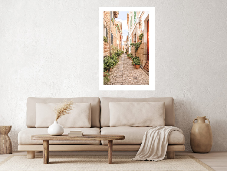 Poster Quiet Street - View of Historic Buildings and Vegetation 145232 additionalImage 15