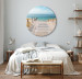 Round Canvas Beach Entrance - Photo of the Sea and the Wooden Pier 148632 additionalThumb 4