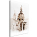 Canvas Art Print Architecture of Rome - Capital of Italy Painted With Watercolor in Sepia 149832 additionalThumb 2