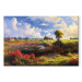 Canvas Rural Idyll - Landscape of the Polish Countryside in Warm Autumn Colors 151532