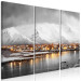 Canvas Reykjavik - Icelandic Winter Landscape with Mountains 151932 additionalThumb 2