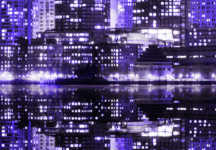 Canvas Print Electrifying violet Manhattan 58332 additionalImage 5
