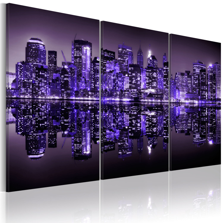 Canvas Print Electrifying violet Manhattan 58332 additionalImage 2