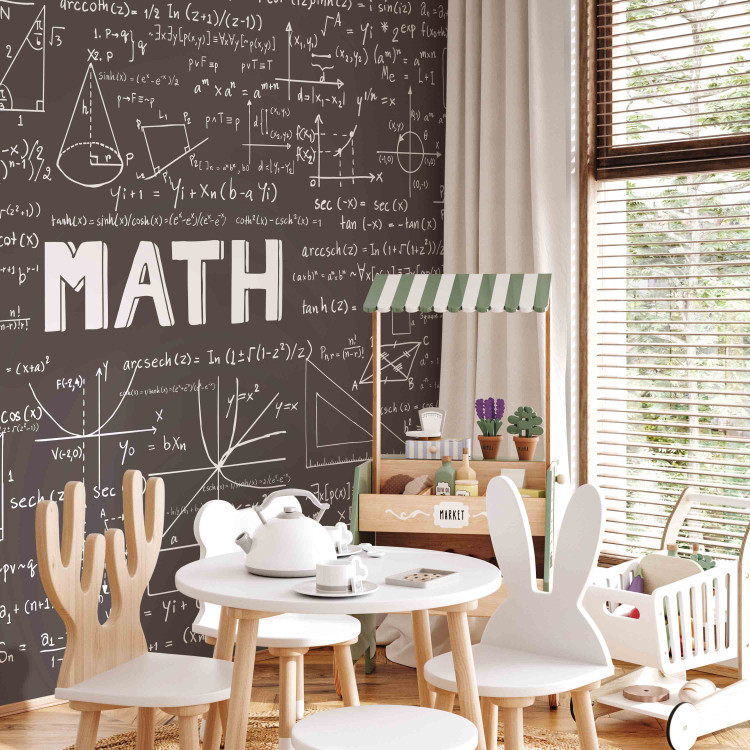 Wall Mural Mathematics - blackboard with writing and mathematical formulas for a room 90332 additionalImage 4