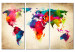Decorative Pinboard Rainbow continents [Cork Map] 92132 additionalThumb 2