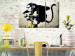 Canvas Monkey TNT Detonator by Banksy (3-part) - urban mural with a monkey 94332 additionalThumb 3