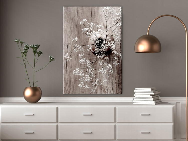 Canvas Dried Flowers (1 Part) Vertical 114942 additionalImage 3