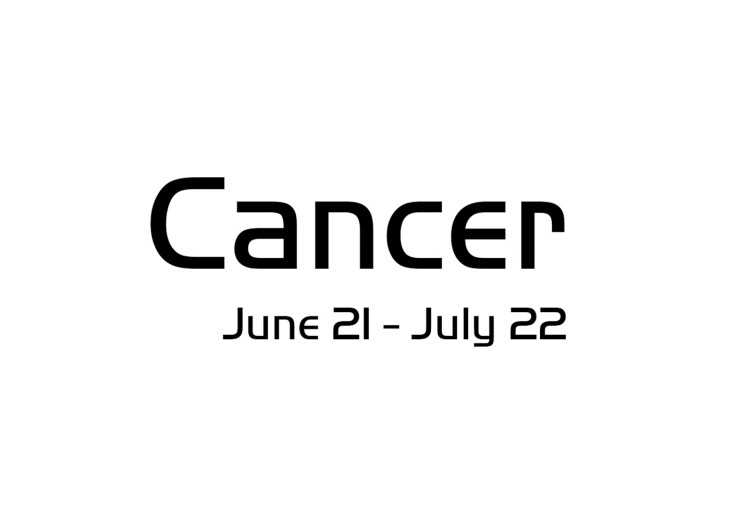 Canvas Cancer sign - modern composition with lettering on white background 117042 additionalImage 4
