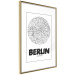 Wall Poster Retro Berlin - black and white map of the capital of Germany with English texts 118442 additionalThumb 8
