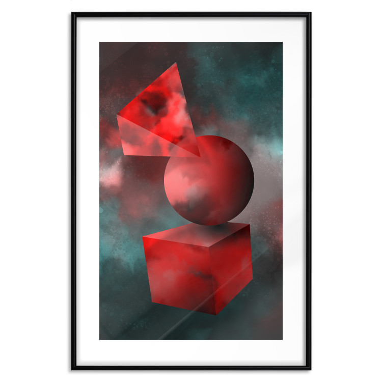 Wall Poster Geometric Cosmos - colorful abstraction with geometric figures 118942 additionalImage 16