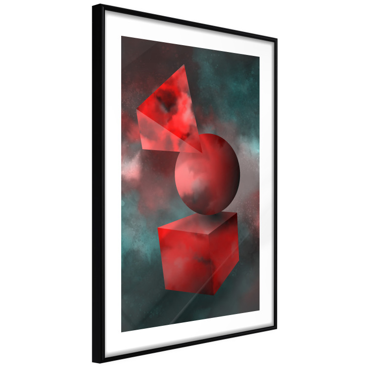 Wall Poster Geometric Cosmos - colorful abstraction with geometric figures 118942 additionalImage 11