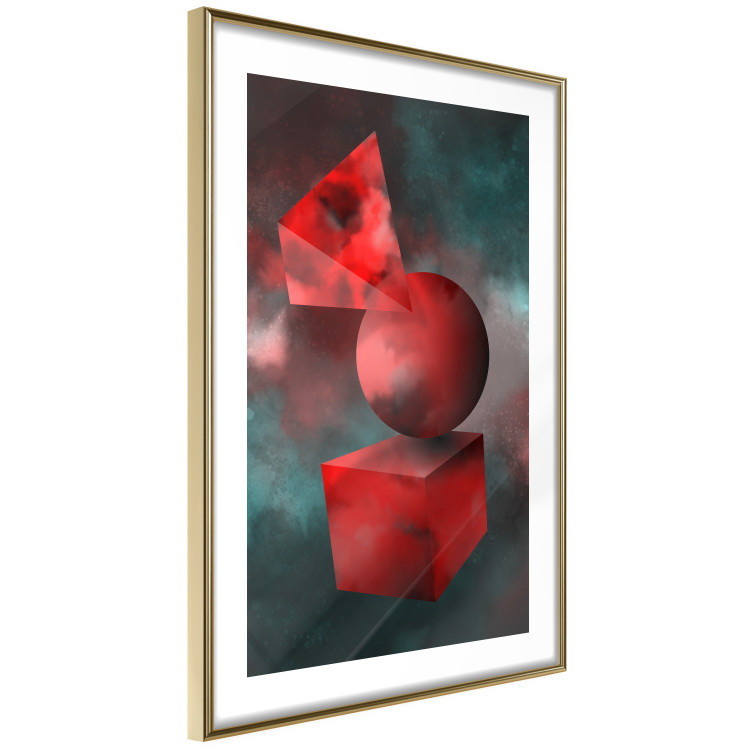 Wall Poster Geometric Cosmos - colorful abstraction with geometric figures 118942 additionalImage 6