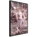Poster Romantic Ambush - woman against the backdrop of angelic figures in a retro style 122642 additionalThumb 10