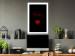 Poster Robot Heart - English texts with a red heart on a black background 122942 additionalThumb 2