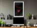 Poster Robot Heart - English texts with a red heart on a black background 122942 additionalThumb 4
