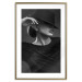 Poster Dreamer - black and white elegant portrait of woman with hat 123642 additionalThumb 16