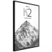 Poster K2 - English captions on black and white mountain landscape backdrop 123742 additionalThumb 10