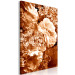 Canvas Print Autumn flowers in sepia - monochrome photo with a bouquet of flowers 123842 additionalThumb 2