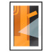 Poster Neons - abstract composition of geometric figures on a black background 126642 additionalThumb 17