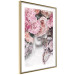 Poster Give a Kiss - abstract portrait of a woman surrounded by light roses 127242 additionalThumb 7