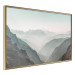 Poster Mountain Horizon - landscape of rocky mountains with a gentle misty glow 129842 additionalThumb 14