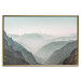 Poster Mountain Horizon - landscape of rocky mountains with a gentle misty glow 129842 additionalThumb 21