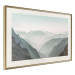 Poster Mountain Horizon - landscape of rocky mountains with a gentle misty glow 129842 additionalThumb 3