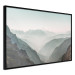 Poster Mountain Horizon - landscape of rocky mountains with a gentle misty glow 129842 additionalThumb 13