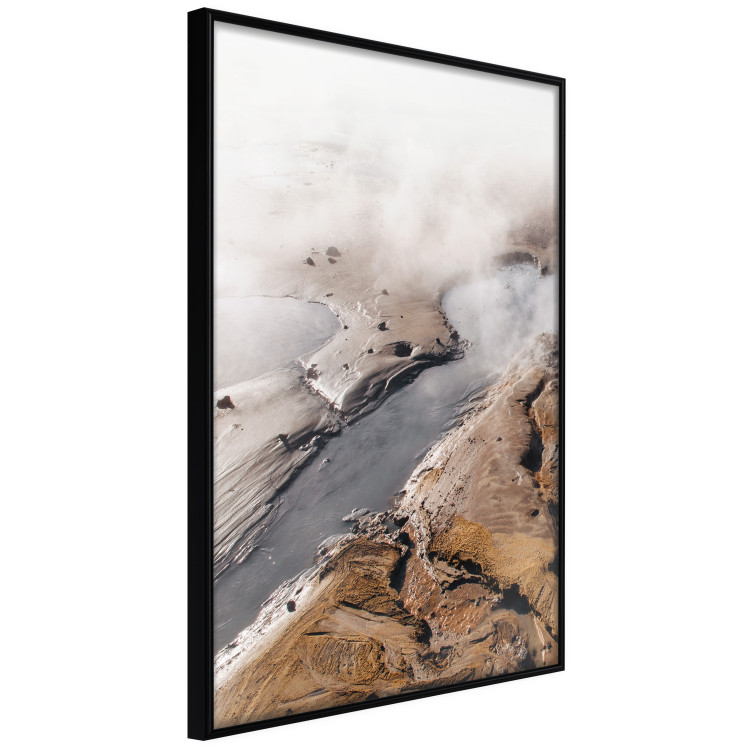 Wall Poster Hot Springs - landscape of warm and steaming water springs amidst mountains 130242 additionalImage 11