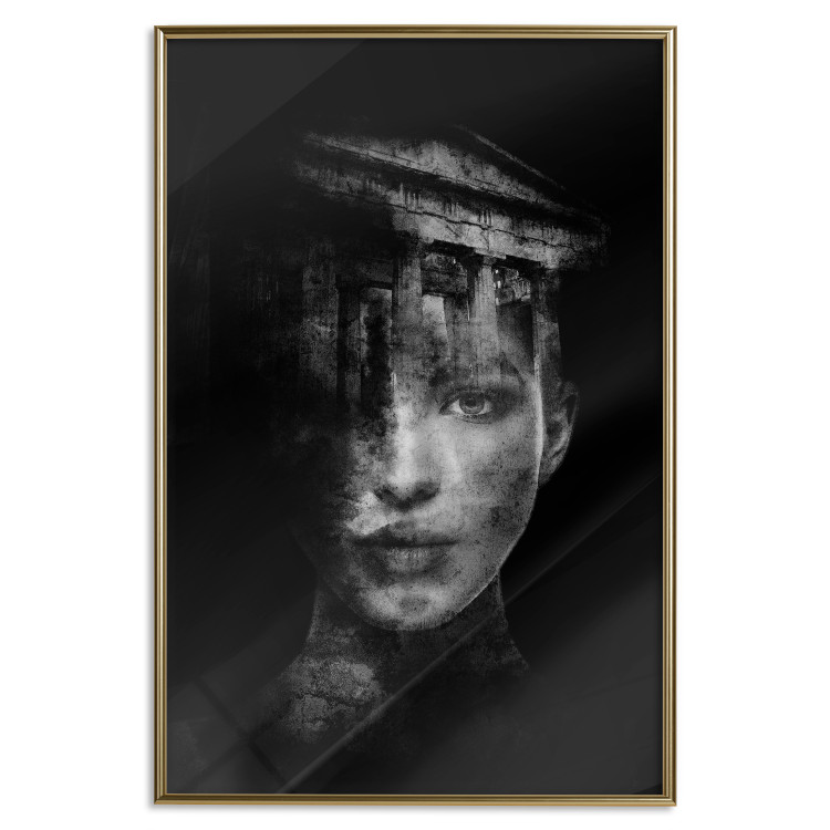 Wall Poster Feminine Architecture - portrait of a female face in an abstract motif 131842 additionalImage 17
