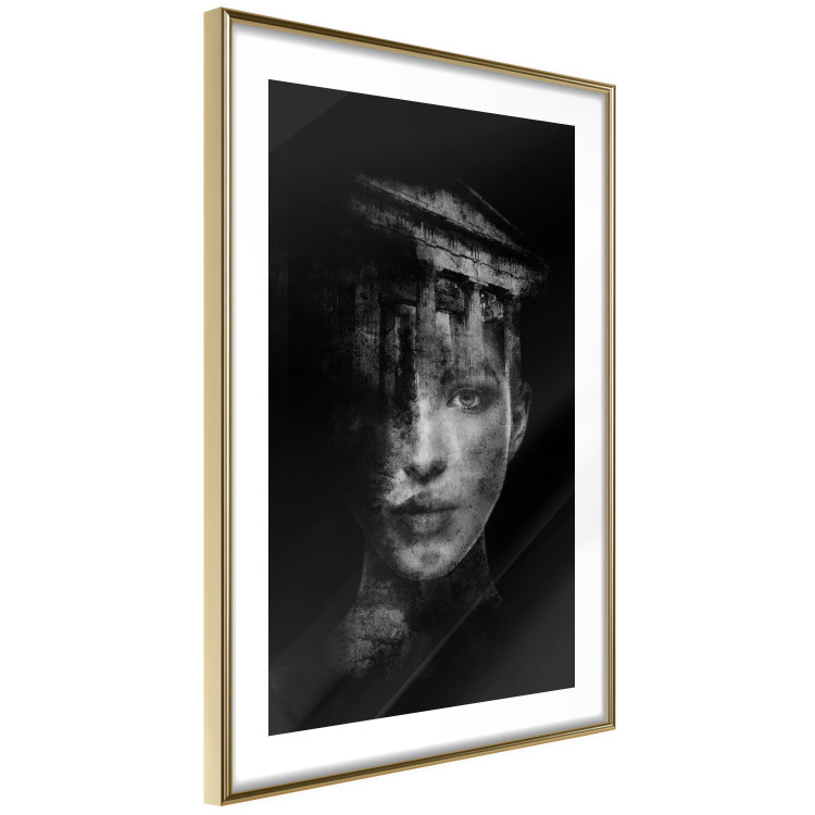 Wall Poster Feminine Architecture - portrait of a female face in an abstract motif 131842 additionalImage 7