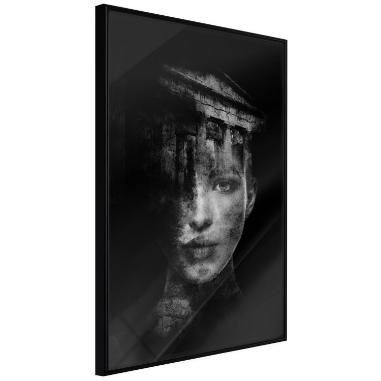Wall Poster Feminine Architecture - portrait of a female face in an abstract motif 131842 additionalImage 11
