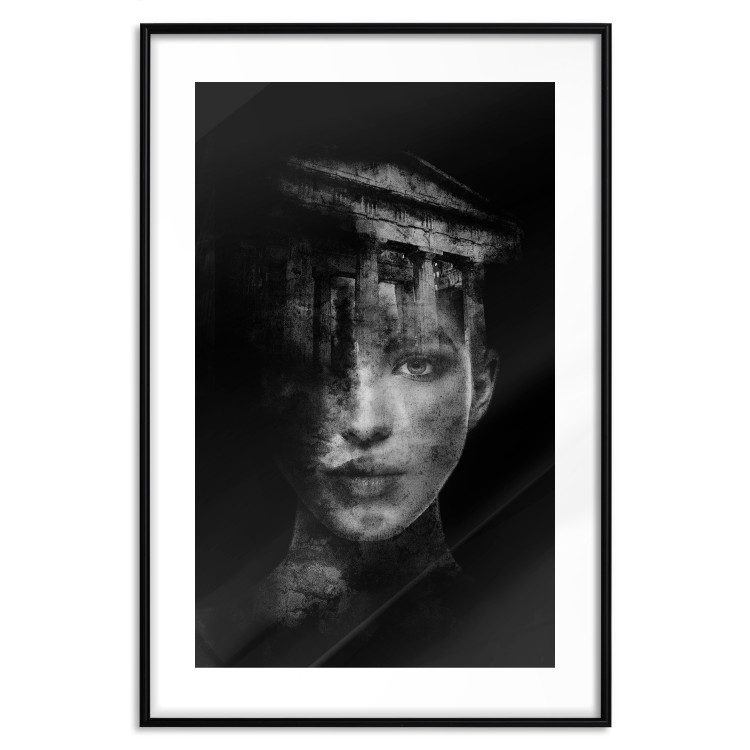 Wall Poster Feminine Architecture - portrait of a female face in an abstract motif 131842 additionalImage 15