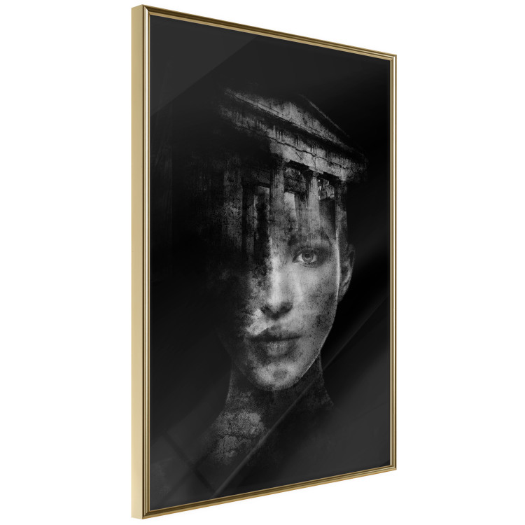 Wall Poster Feminine Architecture - portrait of a female face in an abstract motif 131842 additionalImage 12