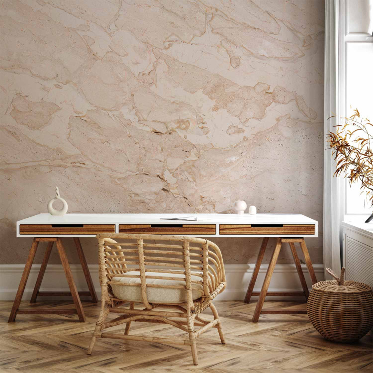 Wall Mural Sand marble - background imitating marble in pastel colors 134642 additionalImage 4