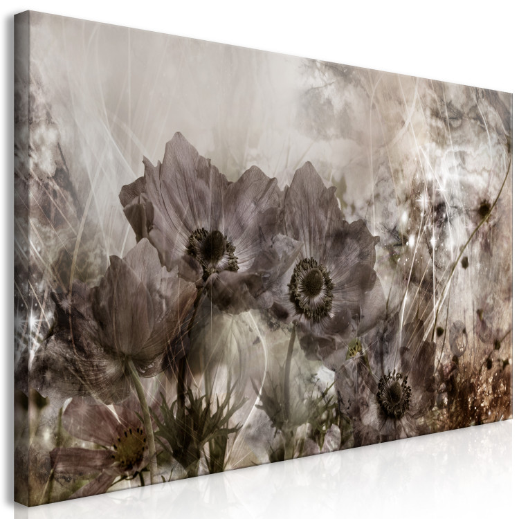 Large canvas print Anemones in Sepia II [Large Format] 134942 additionalImage 3